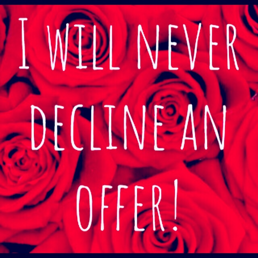 Make ANY offer, I’ll say yes! Then tag a 2nd item as yr FREE BOGO ! I ship fast!